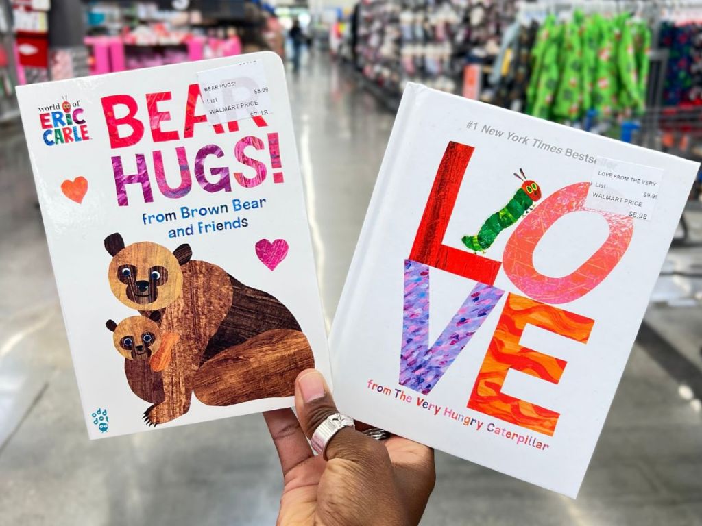 Eric Carle Bear Hugs and LOVE Books