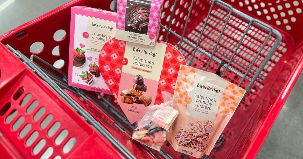 Favorite Day Sweets in a Target cart