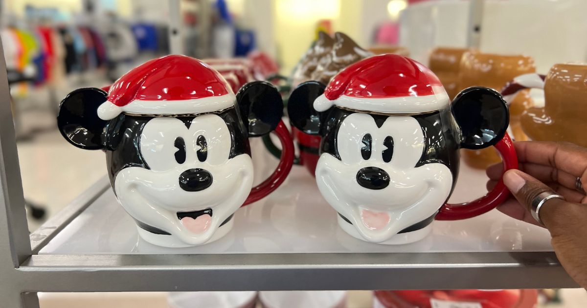 Up to 60% Off Kohl’s Holiday Decor | Mickey Santa Mug from $8.39 (Reg. $20)
