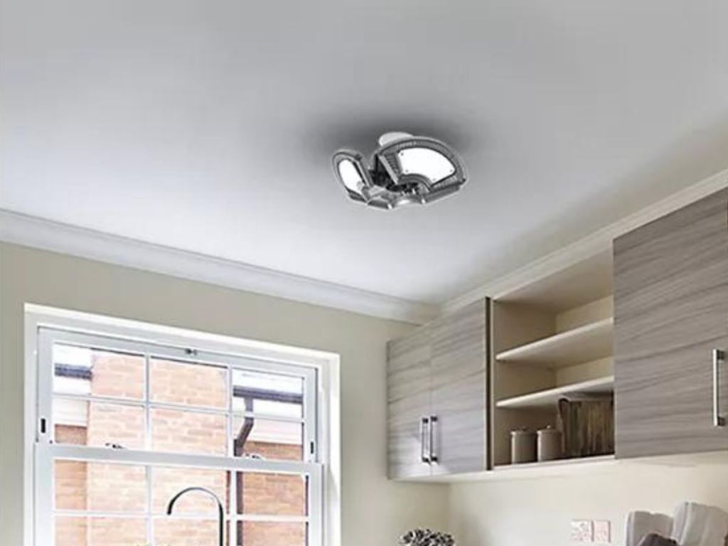 3 LED Panel Deformable Garage Light on ceiling of kitchen