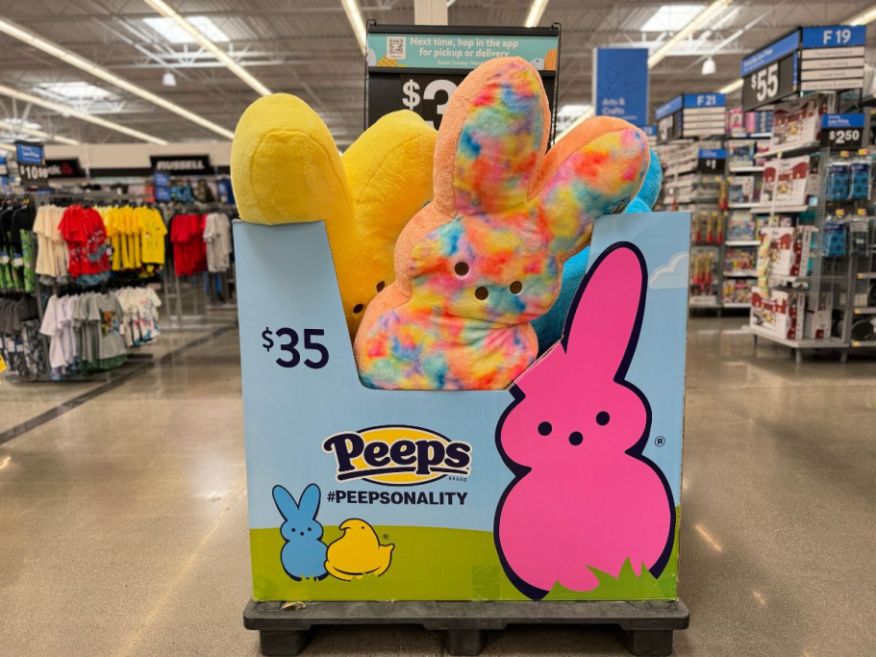 Huge Plush Peeps in a Box at Walmart