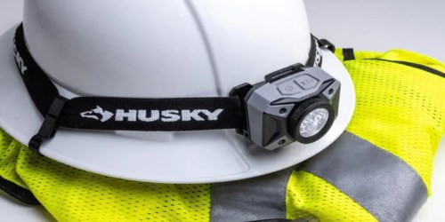55% Off Home Depot Safety Equipment + Free Shipping | Husky Dual Beam LED Headlamp Only $11.97 Shipped + More