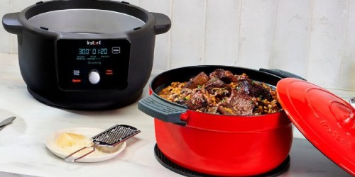 Instant Pot 5-in-1 Electric Dutch Oven Bundle Only $49.97 on Costco.com (Regularly $230) | Includes Five Accessories