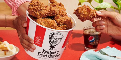 Best KFC Coupons & Deals | 8-Piece Kentucky Fried Chicken or Boneless Tender Buckets Now Only $10