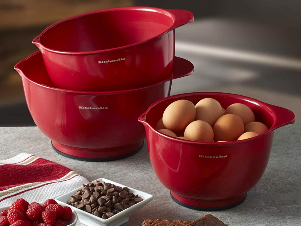 KitchenAid Mixing Bowls 3-Piece Set Only $23 on Amazon (Regularly $33)