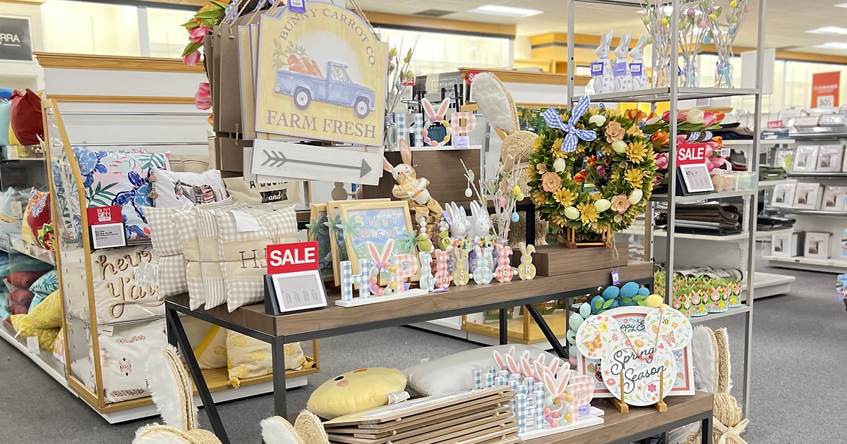 Over 65% Off Easter Decor on Kohls.com | Tabletop Signs, Candle Holders, Wreaths & More from $6