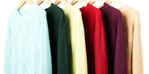 Kohl’s Sweaters for Women from $8.82 (Regularly $36) | Includes Plus Sizes
