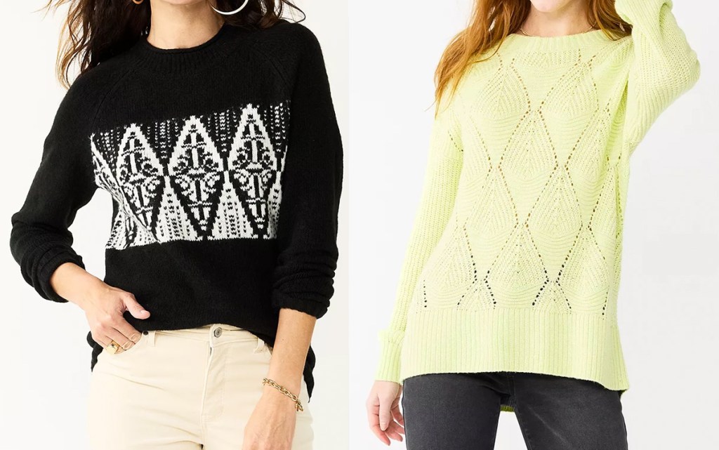 Kohl's Sweaters for Women from $8.82 (Regularly $36) | Includes Plus ...