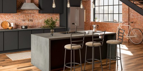 Mainstays Adjustable Swivel Barstool 3-Pack ONLY $79 Shipped on Walmart.com | Just $26 Each