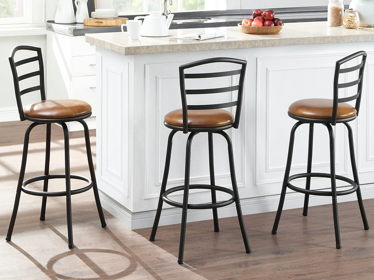 Adjustable Swivel Barstools 3-Pack Just $87 Shipped on Walmart.com (Only $29 Each)