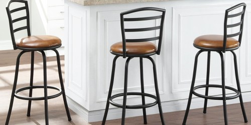 Adjustable Swivel Barstools 3-Pack Just $87 Shipped on Walmart.com (Only $29 Each)