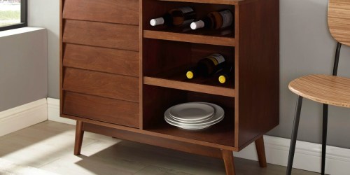 Bar Cabinet w/ Wine Storage Only $217.79 Shipped on Walmart.com (Regularly $425)