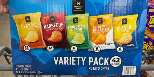 Sam’s Club Potato Chips 42-Count Variety Pack Only $13.98