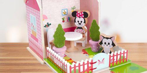 Minnie Mouse Carry Along House 8-Piece Wooden Playset Only $23 on Amazon (Reg. $40)