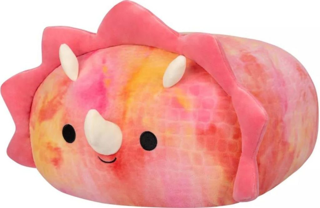 Squishmallows Stackable 12" Trinity the Tie-Dye Triceratops 