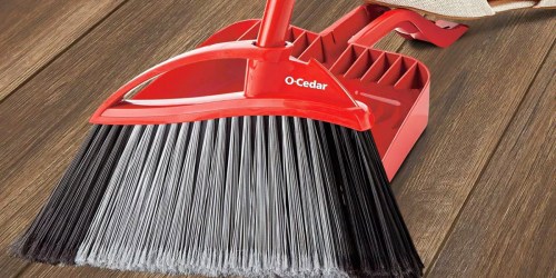 O-Cedar Broom & Step-On Dustpan Set Just $13.97 on Amazon | Over 7,000 5-Star Reviews