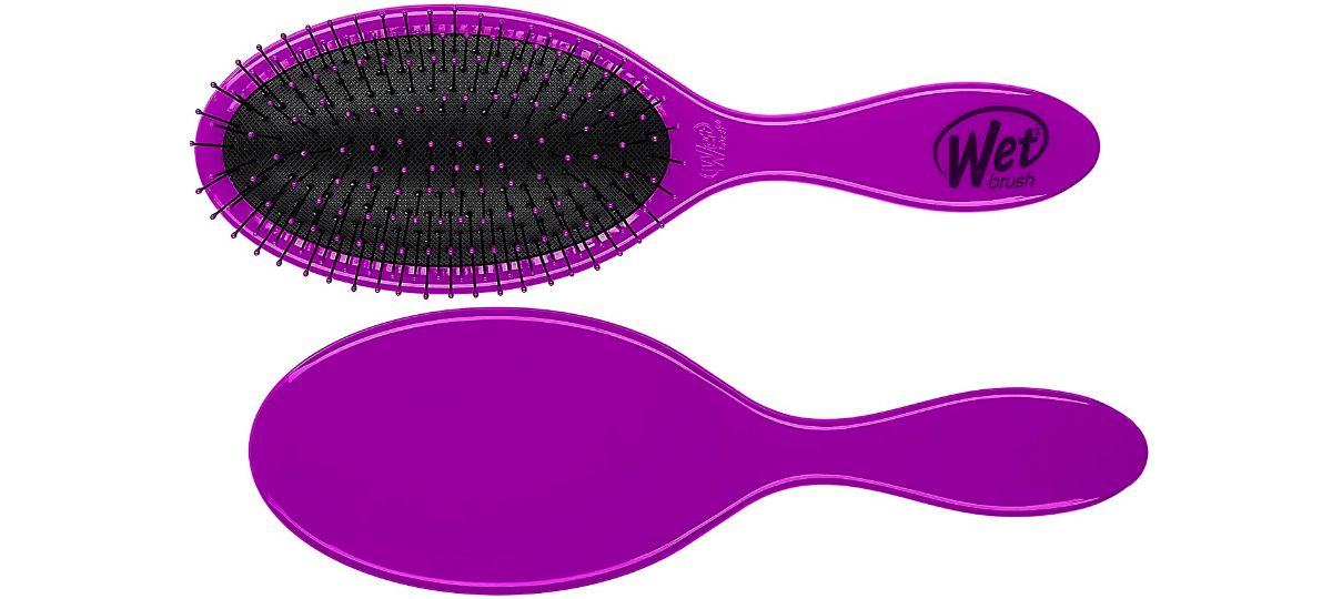 Original oval wet brush detangler in purple