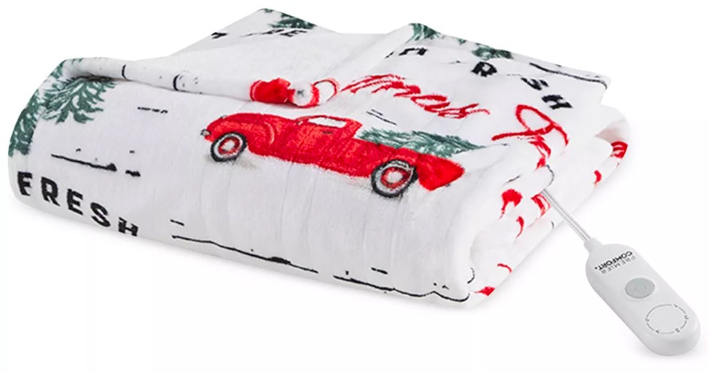 PREMIER COMFORT Novelty Printed Electric Plush Throw