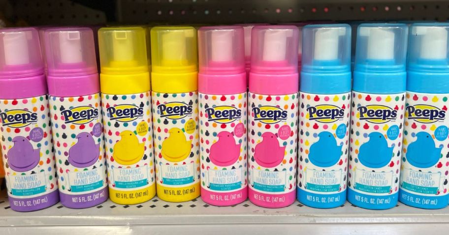 Peep Foaming Hand Soap on a shelf