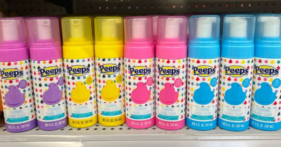 Peep Foaming Hand Soap on a shelf