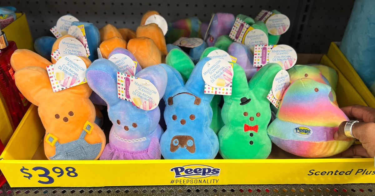 Huge Easter Peeps Plush Now Available For 35 At Walmart Hip2save