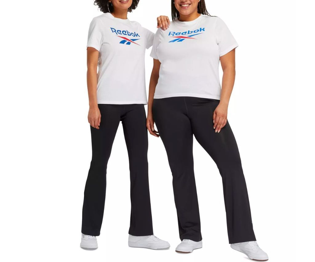 REEBOK Women's Short Sleeve Logo Graphic T-Shirt, XS-4X