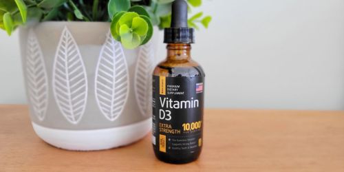 Raw Science Vitamin D3 Supplement Only $17.46 Shipped | Supports Heart Health, Bones & Immunity