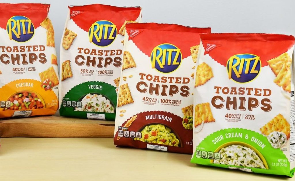 4 bags of Ritz Toasted Chips