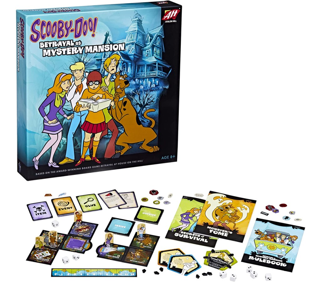 Scooby Doo game box and cards