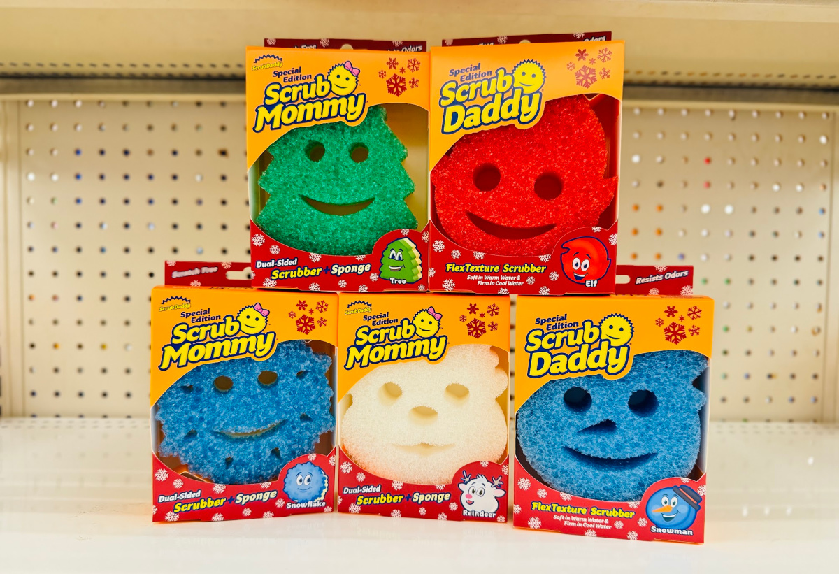 Scrub Daddy Special-Edition Christmas Sponges Only $4.69 on Target.com