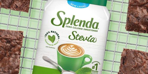 Splenda Stevia Zero Calorie Sweetener 19oz Jar Only $7.64 Shipped on Amazon | Flip-Top Lid for Easy Scooping