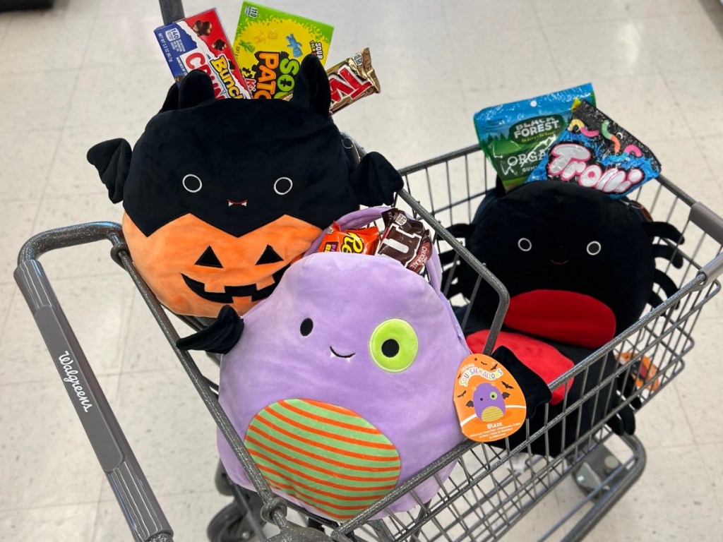 squishmallows halloween treat pails in cart