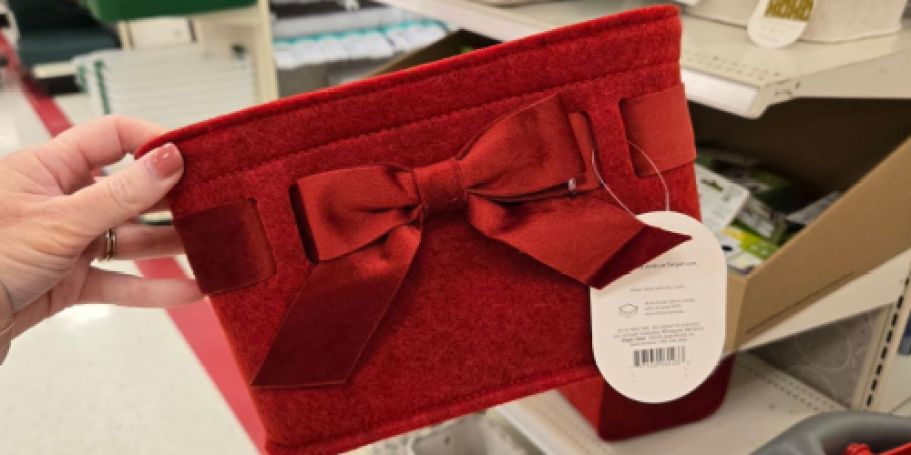 Threshold Decorative Baskets Only $10 at Target | Perfect for Holiday Gifting & Decor