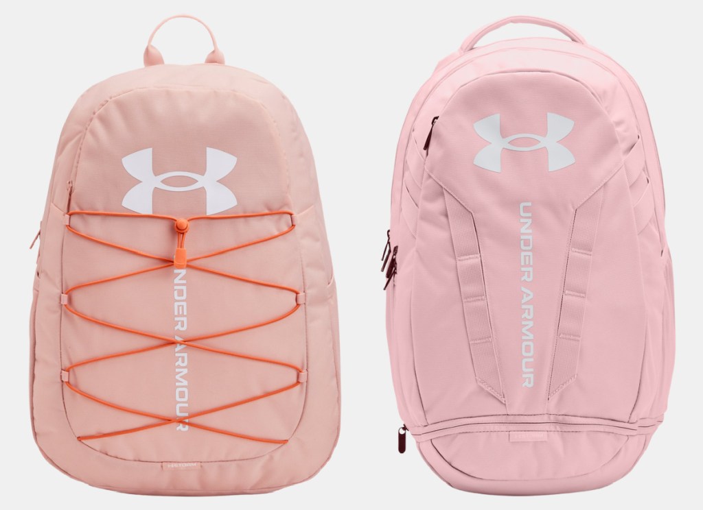 UA backpacks on sale in pink and orange -2