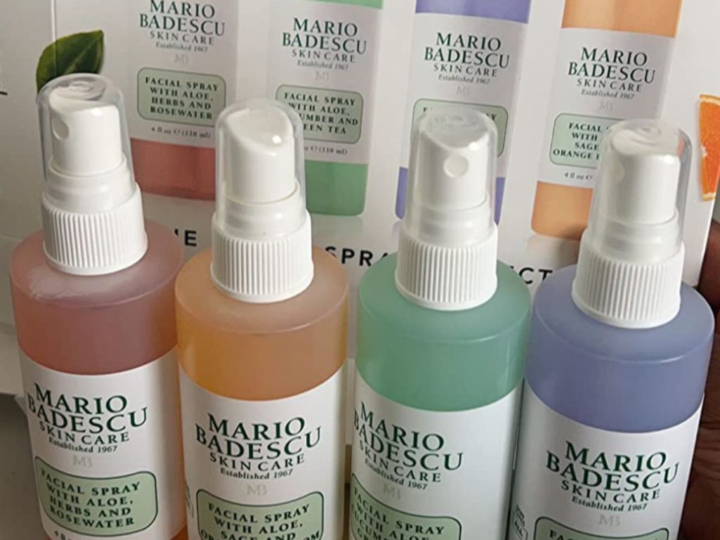 4 bottles of Mario Badescu sprays