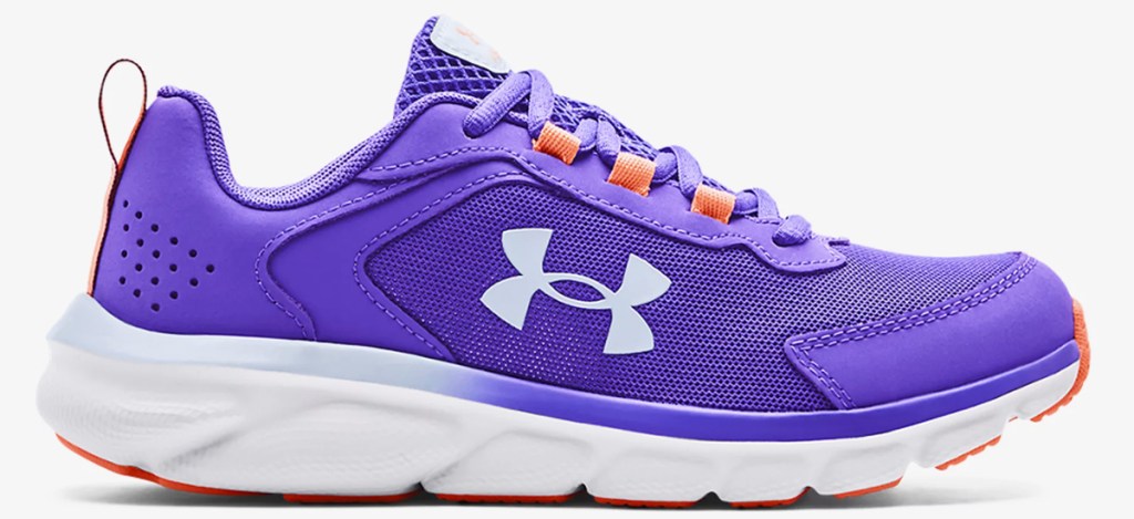 purple under armour shoe