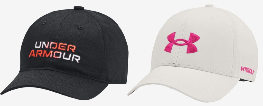 Under Armor youth and men's caps