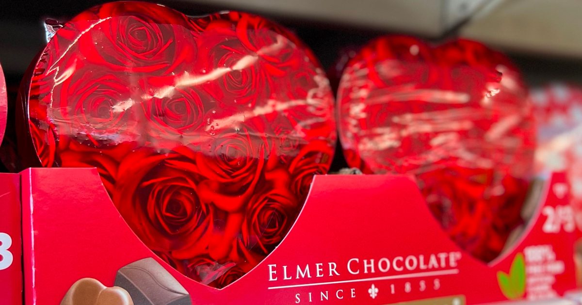 Valentine's Candy on a shelf