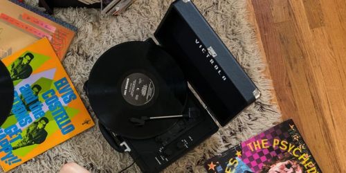 Victrola Bluetooth Record Player Only $19.99 Shipped | Over 44,000 5-Star Reviews
