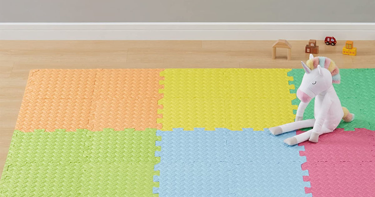 Amazon Interlocking Play Mat Just 25.74 Shipped Includes 36 Tile
