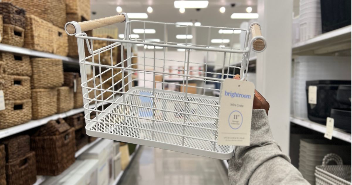 Target Storage Sale, Baskets & Cube Organizers from $12