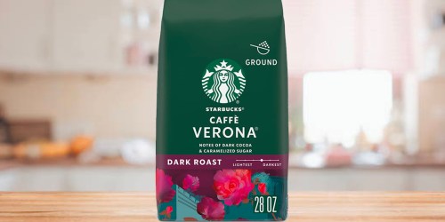 Starbucks Cafe Verona Ground Coffee 28oz Bag Only $10.59 Shipped on Amazon (Reg. $15)