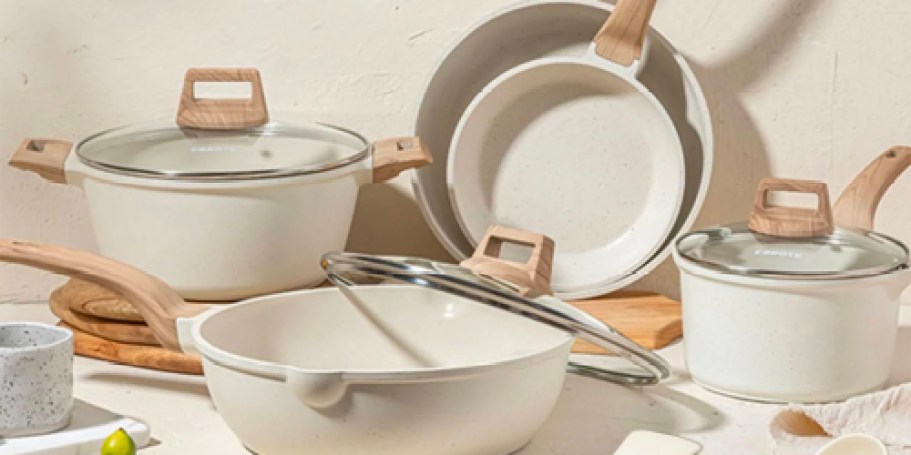 Up to 75% Off Carote Cookware Sets on Walmart.com | 15-Piece Set JUST $59.99 Shipped (Regularly $200)