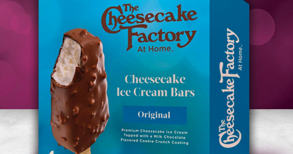 the cheesecake factory ice cream bars box 