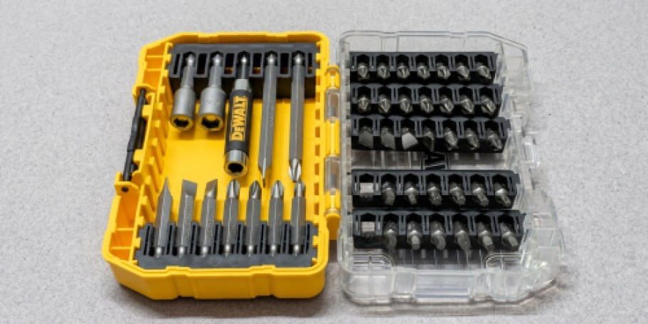 Highly-Rated DEWALT Screwdriver 45-Piece Bit Set Just $9.98 on Amazon