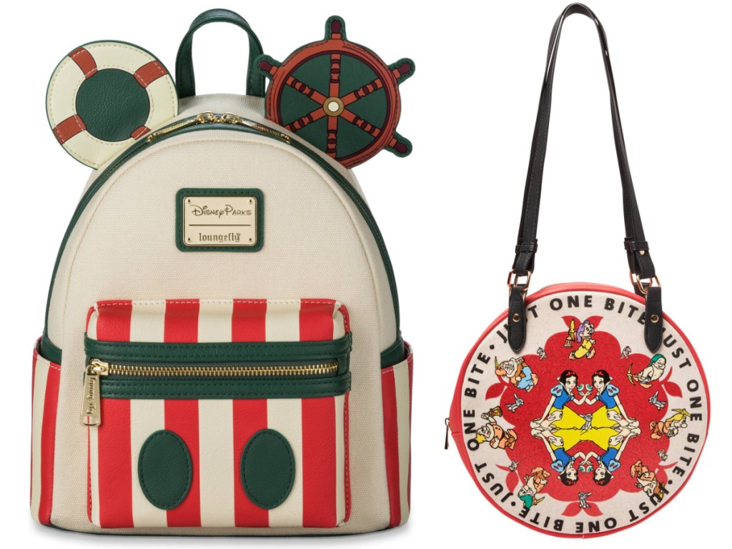 jungle cruis backpack and snow white purse