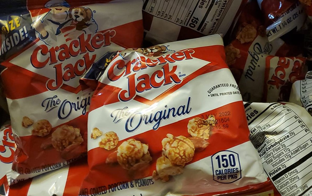 display of the original Cracker Jack bundle