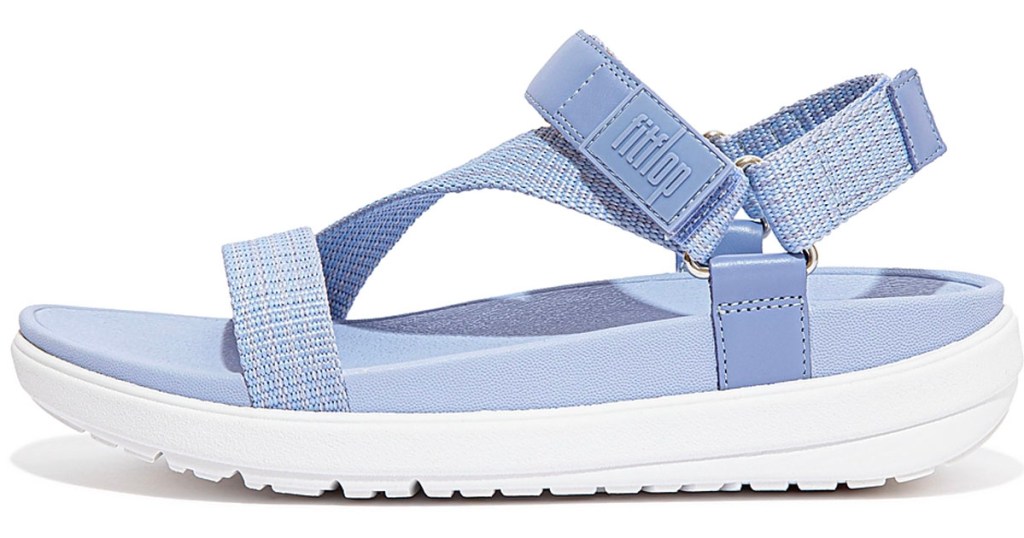 fitflop blue strappy sandals