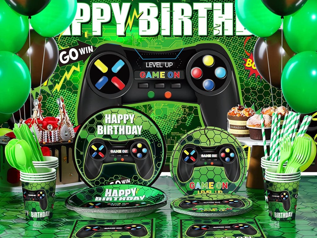 gamer themed birthday party