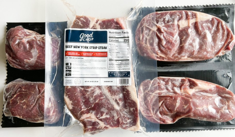 good chop steaks in packaging